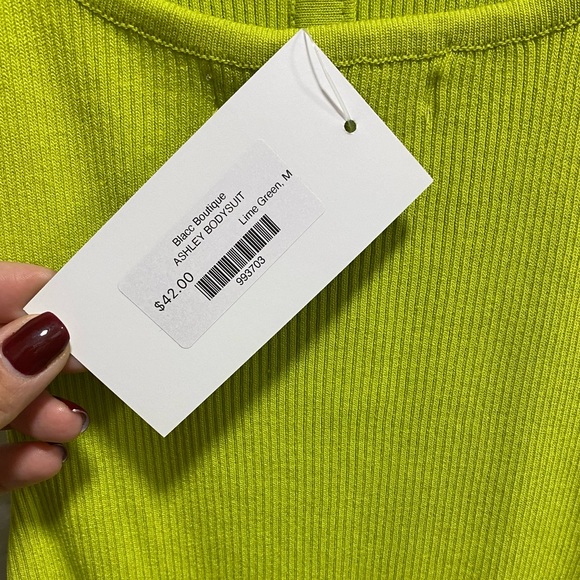 Brand New with Tag, Lime Green Bodysuit, Medium - Picture 4 of 4